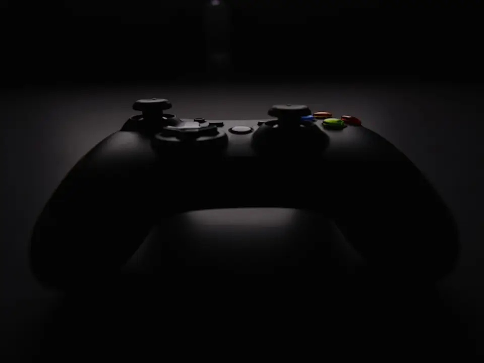 Close-up of a game controller